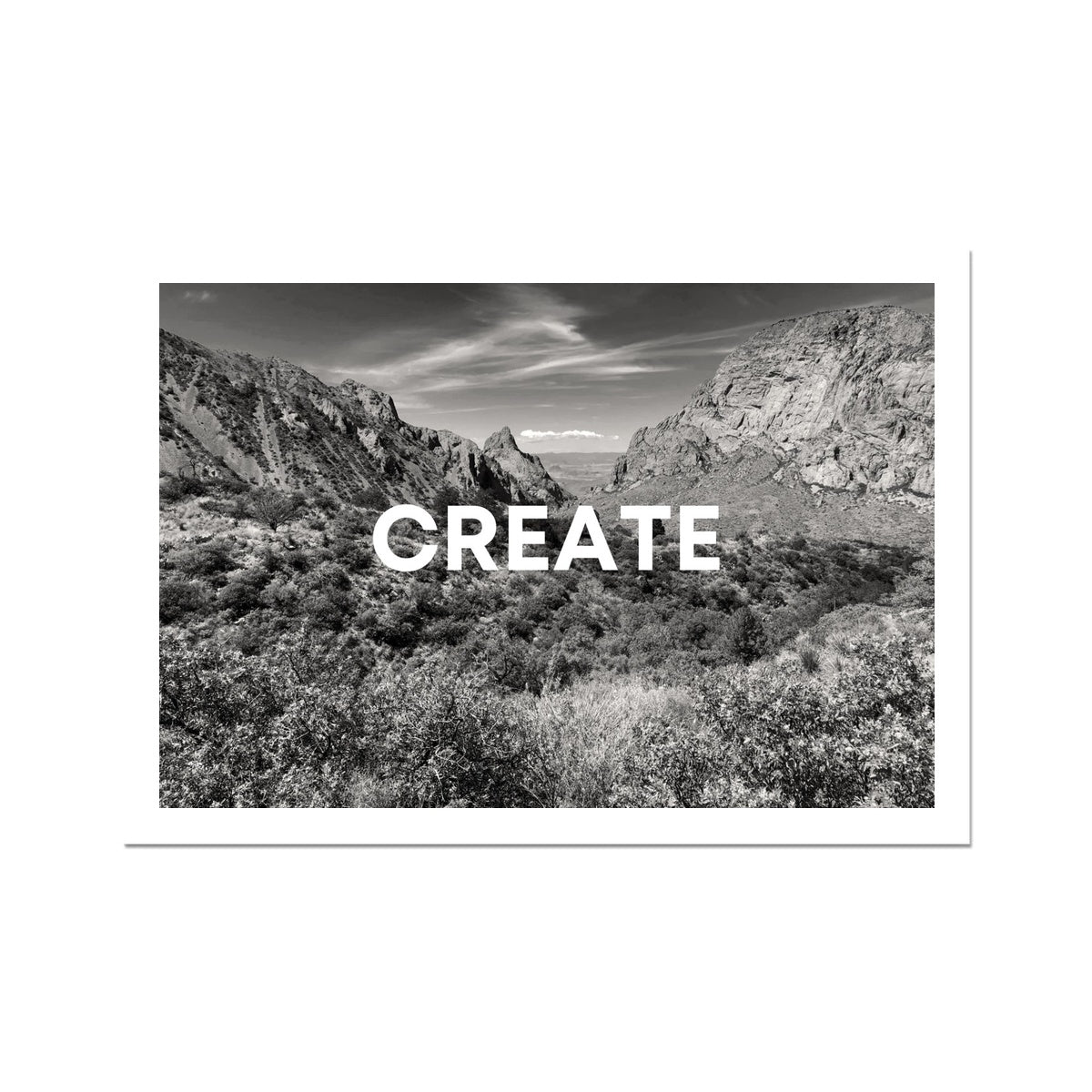 CREATE Fine Art Print